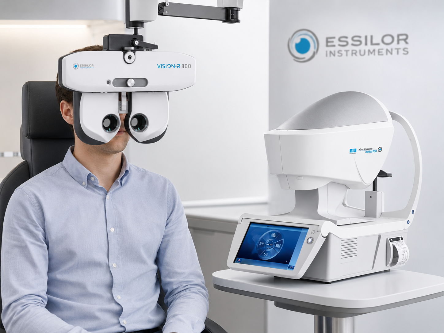Wave Analyzer und Essilor Vision-R 800 für präzise Messwerte